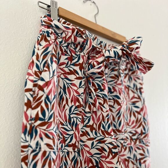 Lands End 100% Linen Wide Leg Pants - Picture 2 of 5